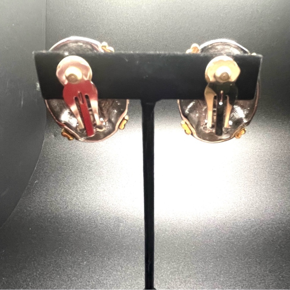 Vintage 80s/90s Statement Earring Bundle – Gold & Mixed Metal - Picture 12 of 13